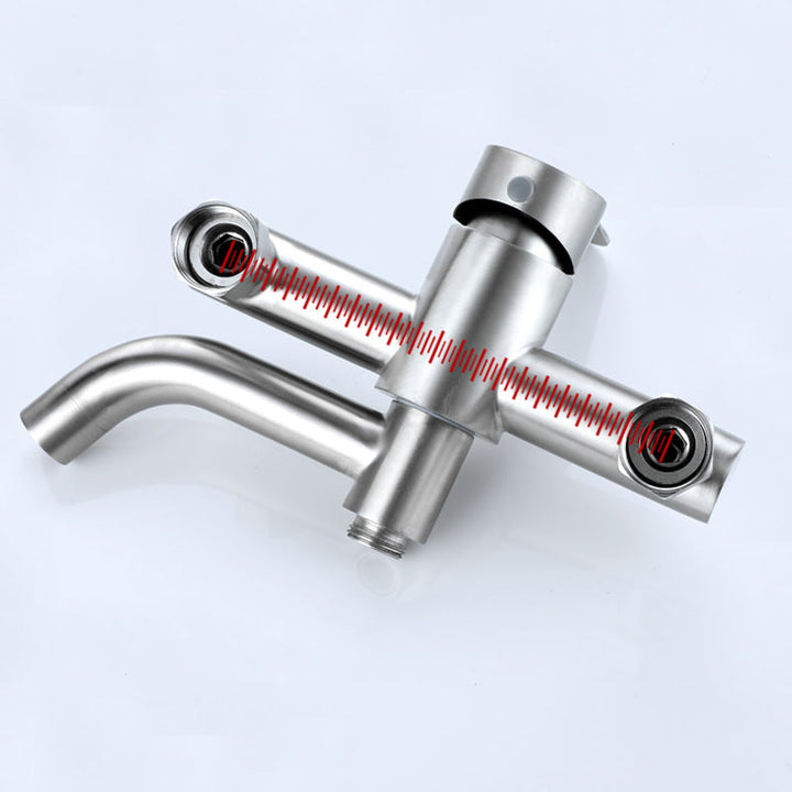 BowLift | Modern Bathtub Faucet 304 Stainless Steel Swivel Spout Wall-Mounted Bathtub Faucet Cover