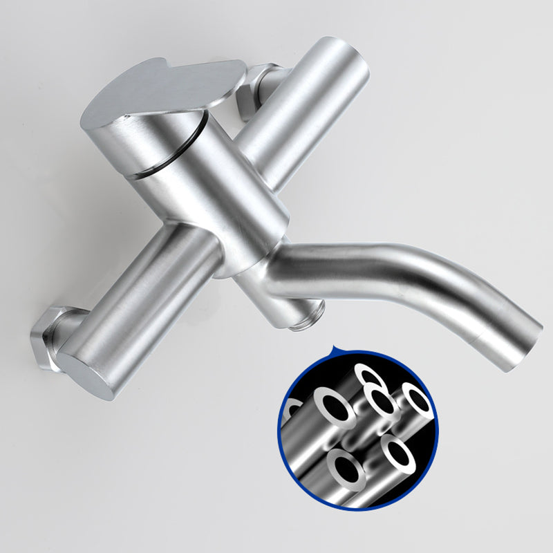 BowLift | Modern Bathtub Faucet 304 Stainless Steel Swivel Spout Wall-Mounted Bathtub Faucet Cover