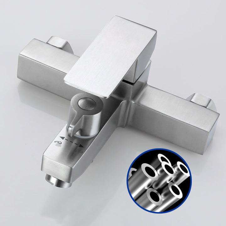 BowLift | Modern Bathtub Faucet Mounting Kit 304 Stainless Steel Wall Mount Bathroom Faucet