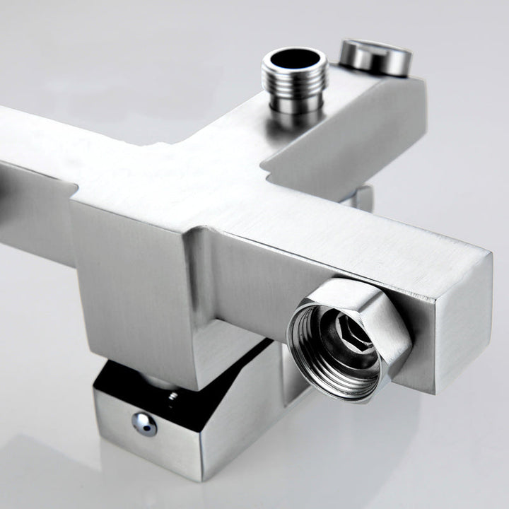 BowLift | Modern Bathtub Faucet Mounting Kit 304 Stainless Steel Wall Mount Bathroom Faucet