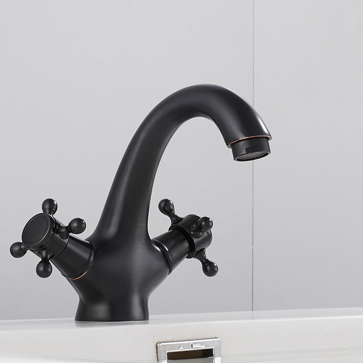 BowLift | Vintage Wide Spread Bathroom Faucet Industrial Lever Sink Faucet