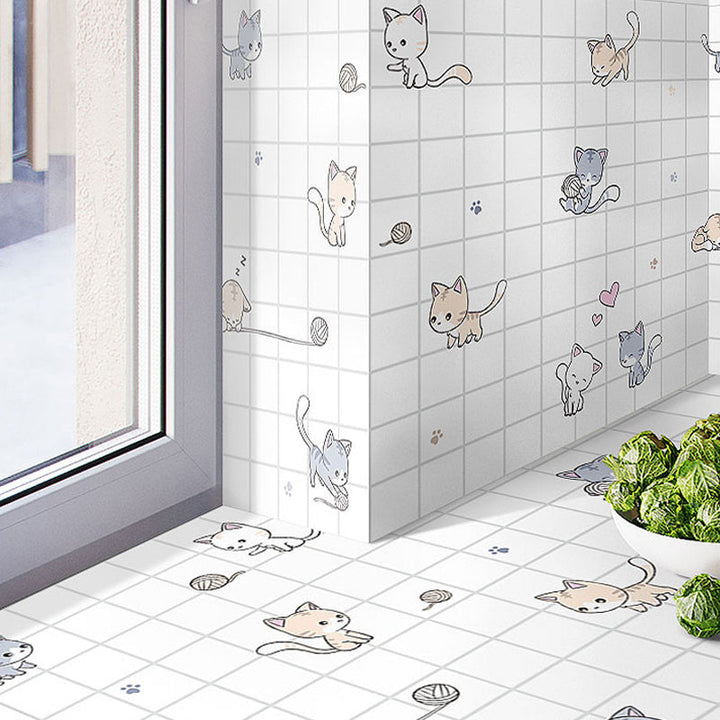 BowLift | Modern splash protection wall tile PVC self-adhesive wallpaper for kitchen backsplash