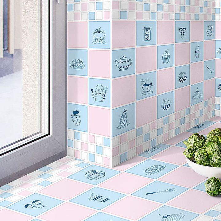 BowLift | Modern splash protection wall tile PVC self-adhesive wallpaper for kitchen backsplash