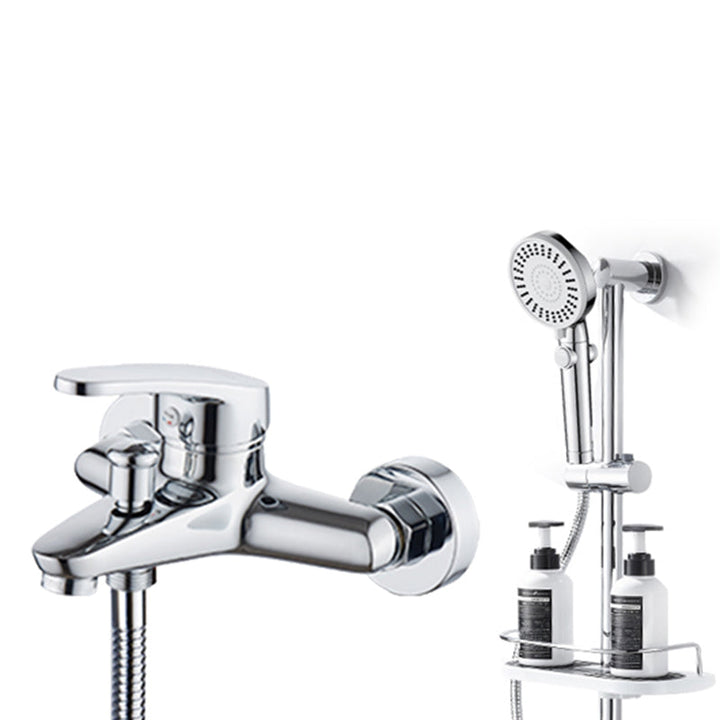 BowLift | Popular Wall-Mounted Bathtub Faucet Fixed Lever Handle Bathtub Filler Trim
