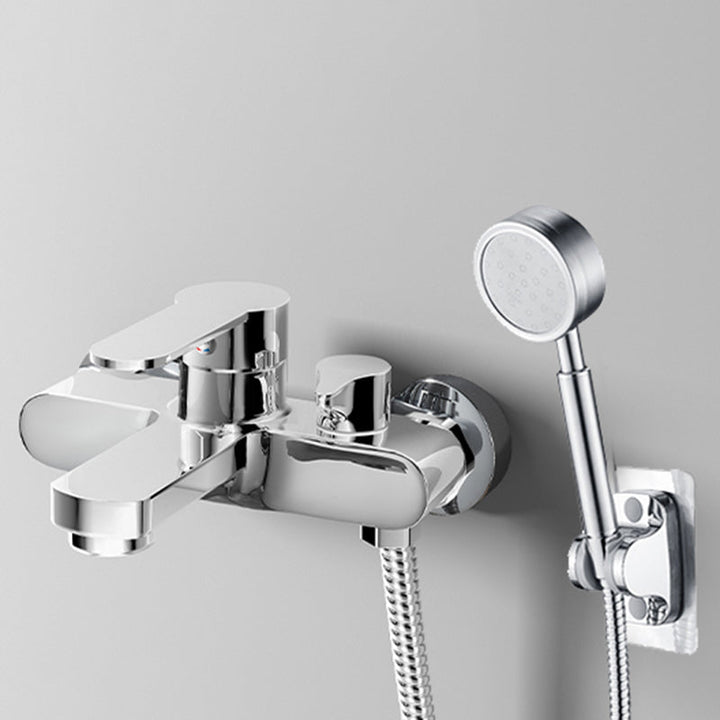 BowLift | Popular Wall-Mounted Bathtub Faucet Fixed Lever Handle Bathtub Filler Trim