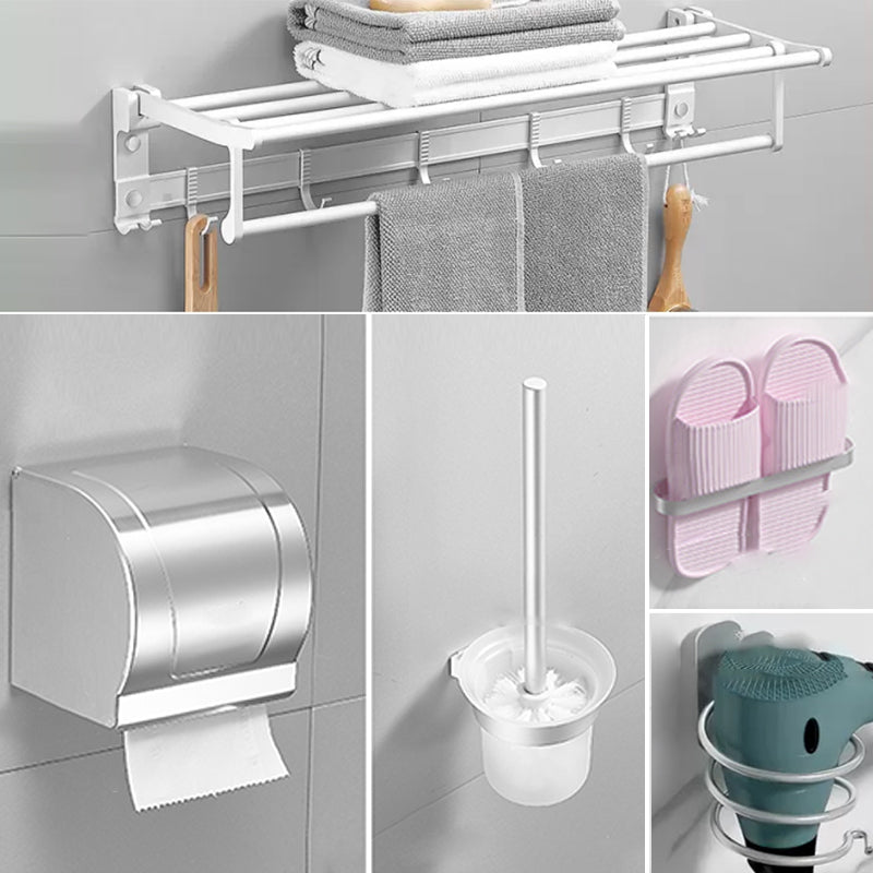 BowLift | Modern Bathroom Accessories Hardware Set White Metal Bathroom Accessories Kit