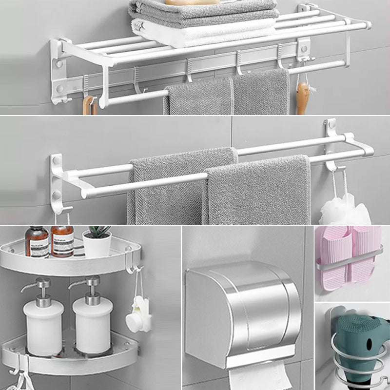 BowLift | Modern Bathroom Accessories Hardware Set White Metal Bathroom Accessories Kit