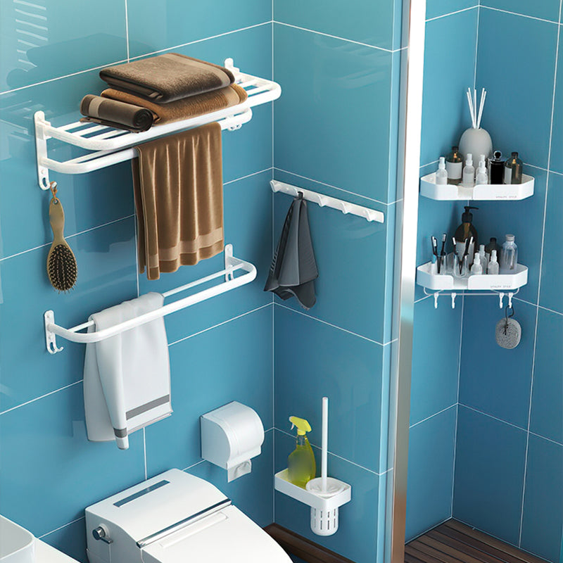 BowLift | Modern Bathroom Hardware Set White Metal Bathroom Accessory Set