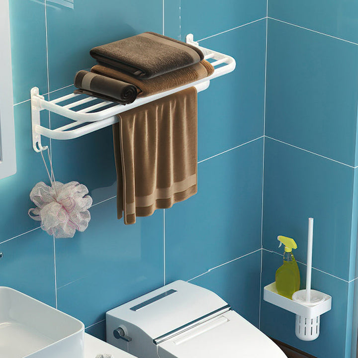 BowLift | Modern Bathroom Hardware Set White Metal Bathroom Accessory Set