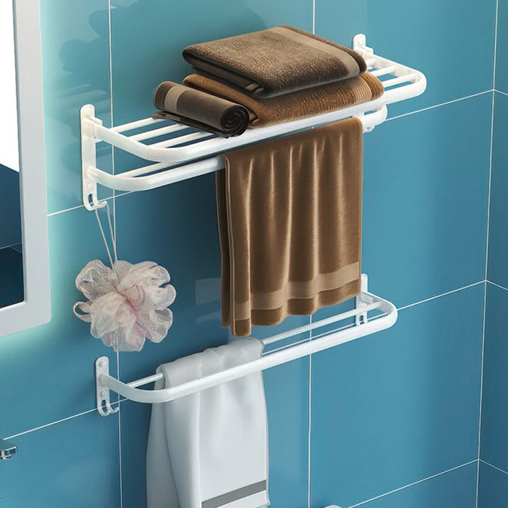 BowLift | Modern Bathroom Hardware Set White Metal Bathroom Accessories Set