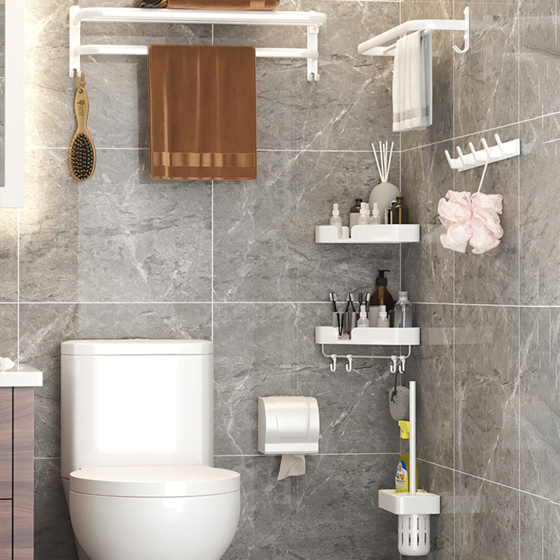 BowLift | Modern Bathroom Hardware Set White Metal Bathroom Accessories Set