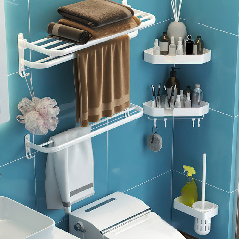 BowLift | Modern Bathroom Hardware Set White Metal Bathroom Accessory Set