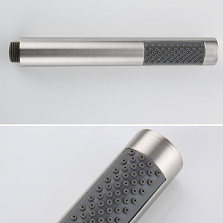 BowLift | Cylindrical Hand Shower with Self-Cleaning Stainless Steel Wall Shower Head