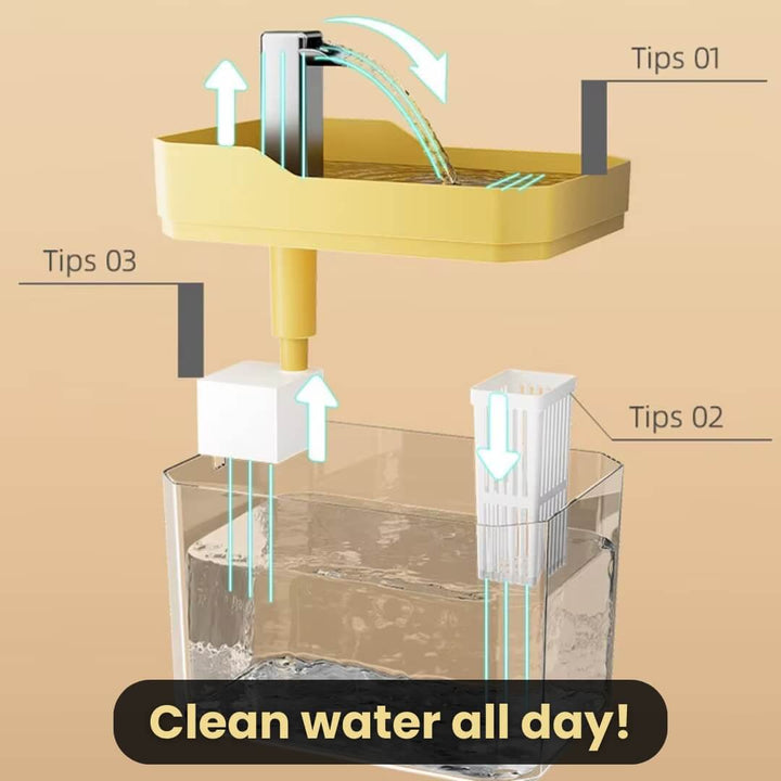 Cat Drinking Fountain 360° Sensor 1.5 L Quiet | Bowlift