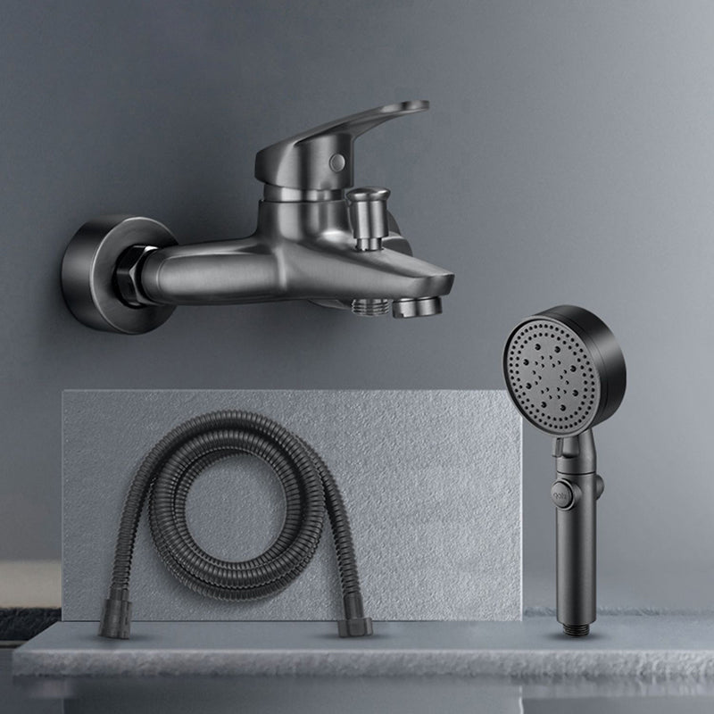 BowLift | Solid Bathtub Faucet Handheld Shower Hose Lever Handle Wall-Mounted 2 Holes Bathtub Fill Valve