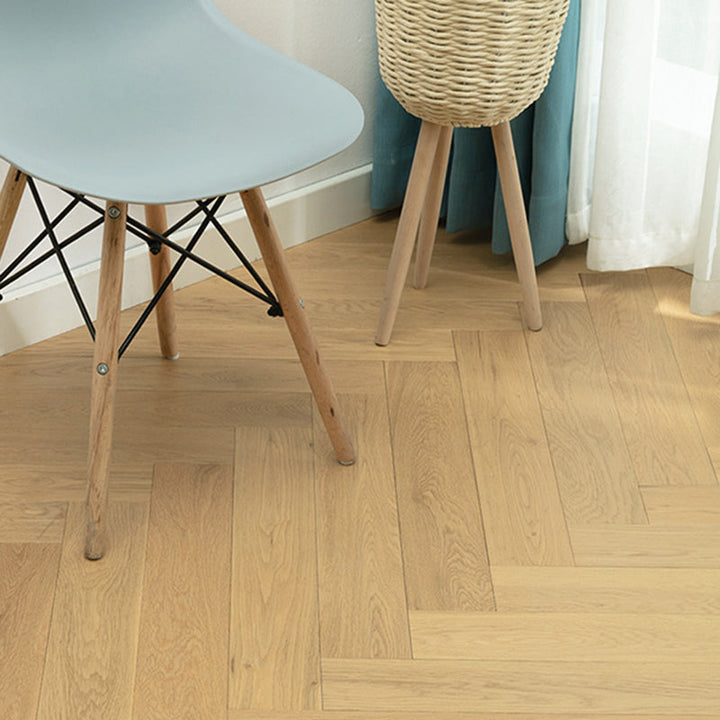 BowLift | Traditional Wood Tiles Wire Brushed Parquet Click Lock Wood Floor Panels