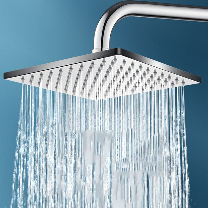 BowLift | Contemporary square shower head combination with hand shower