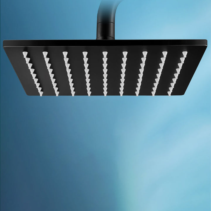 BowLift | Contemporary square shower head combination with hand shower