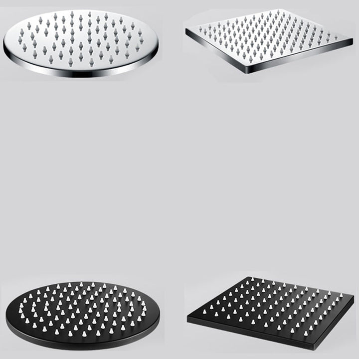 BowLift | Contemporary square shower head combination with hand shower