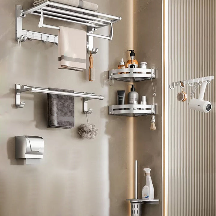 BowLift | Metal Bathroom Hardware Set Adhesive Installation Bathroom Accessory Kit