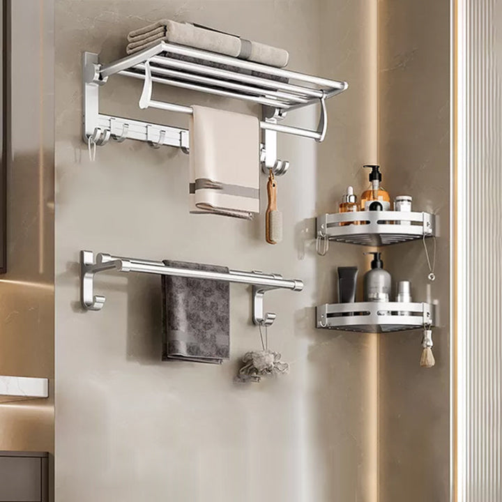 BowLift | Metal Bathroom Hardware Set Adhesive Installation Bathroom Accessory Kit