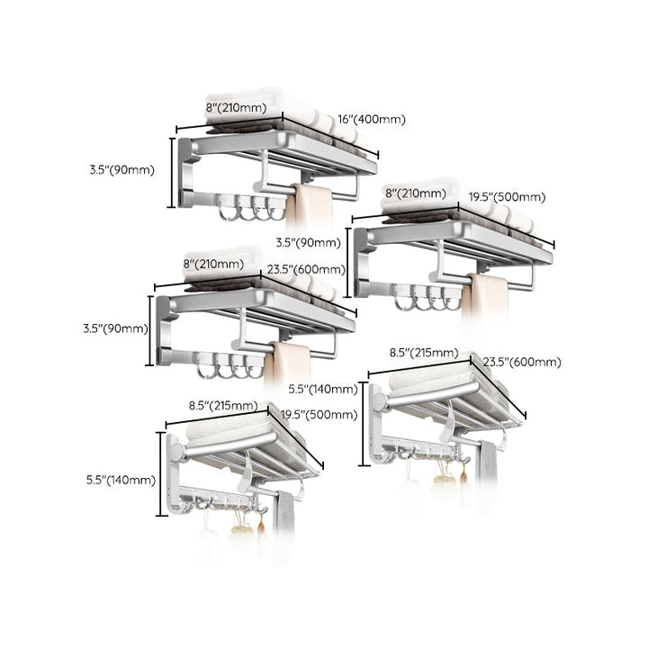 BowLift | Metal Bathroom Hardware Set Adhesive Installation Bathroom Accessory Kit