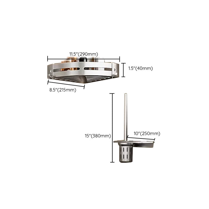 BowLift | Metal Bathroom Hardware Set Adhesive Installation Bathroom Accessories Kit