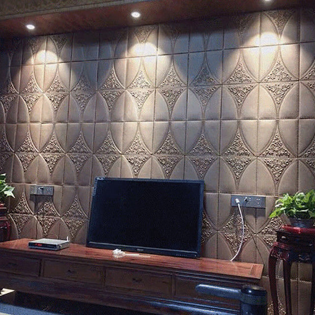 BowLift | Modern Style Plastic Wall Panel Living Room Peel and Stick 3D Wall Covering