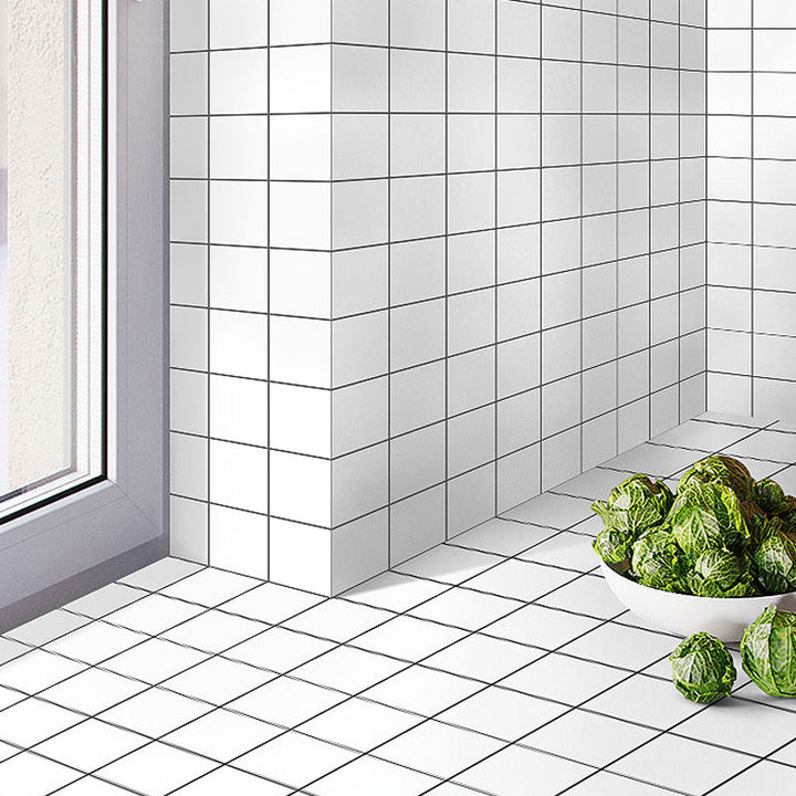 BowLift | Modern Peel-and-Stick Backsplash Tile PVC Rectangular Wallpaper for Fireplace Surround