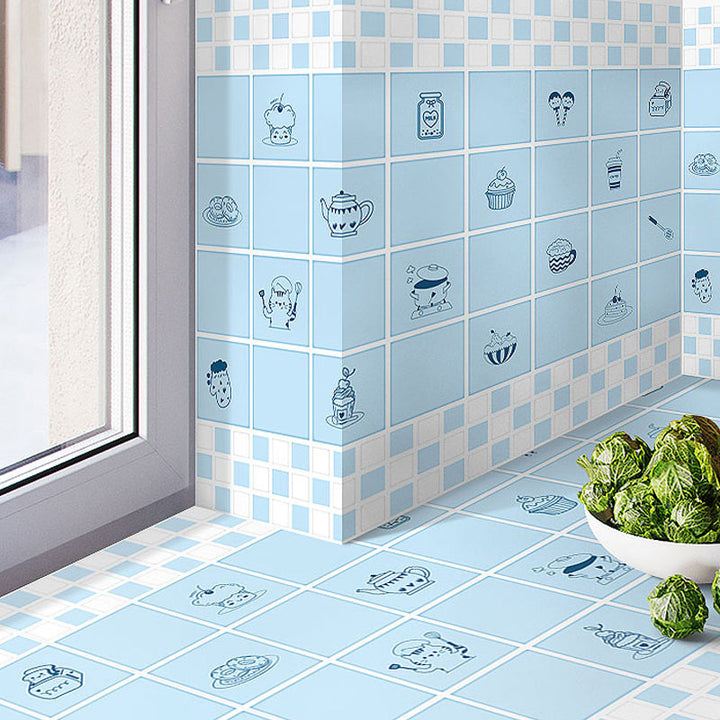BowLift | Modern Peel-and-Stick Backsplash Tile PVC Rectangular Wallpaper for Fireplace Surround