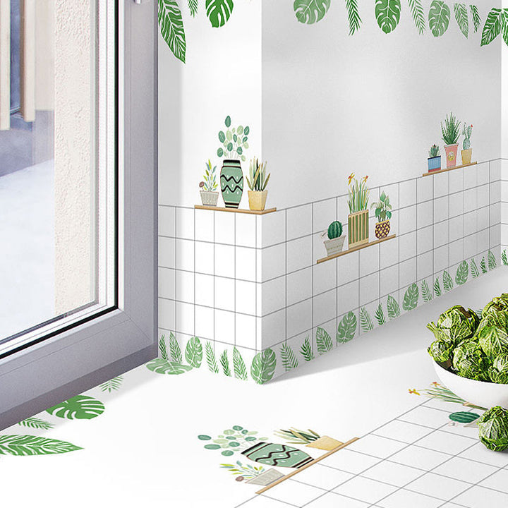 BowLift | Modern Peel-and-Stick Backsplash Tile PVC Rectangular Wallpaper for Fireplace Surround