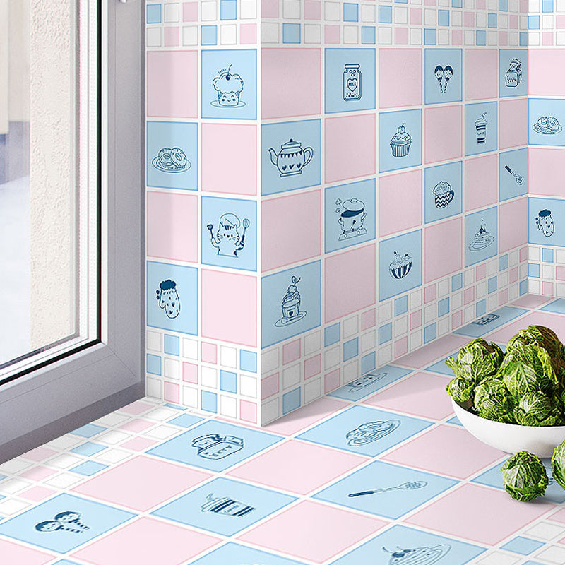 BowLift | Modern Peel-and-Stick Backsplash Tile PVC Rectangular Wallpaper for Fireplace Surround