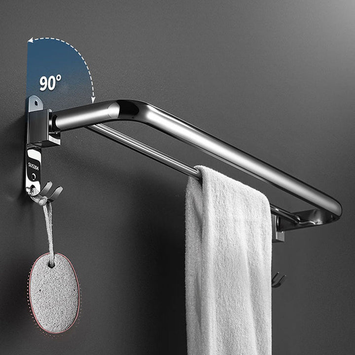 BowLift | Minimalist Bathroom Accessories Set Paper Holder Towel Bar Stainless Steel Bathroom Set