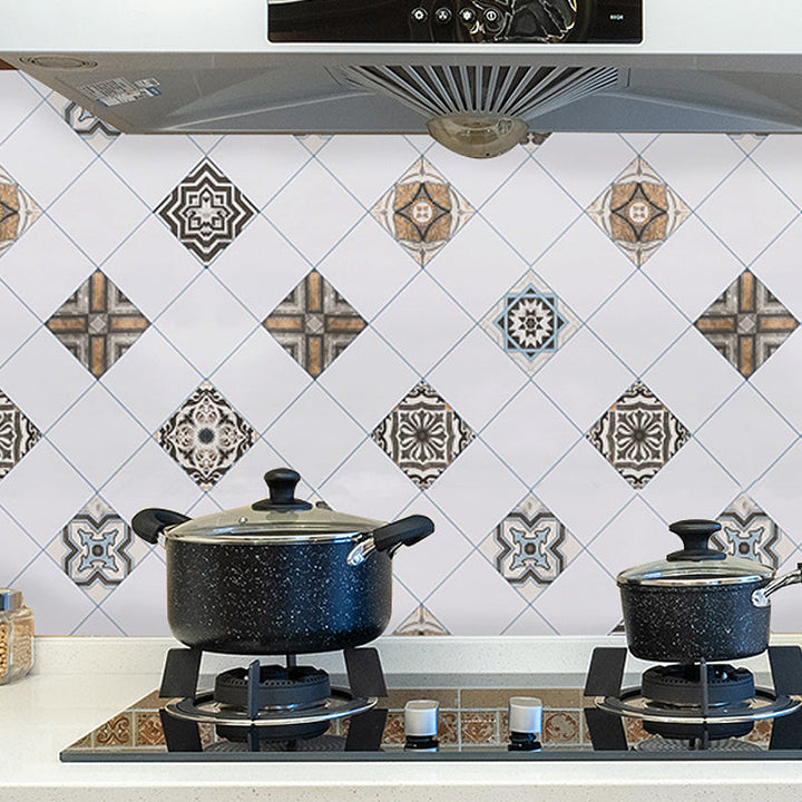 BowLift | Modern Peel and Stick Splash Guard Wall Tile PVC Wallpaper for the Kitchen