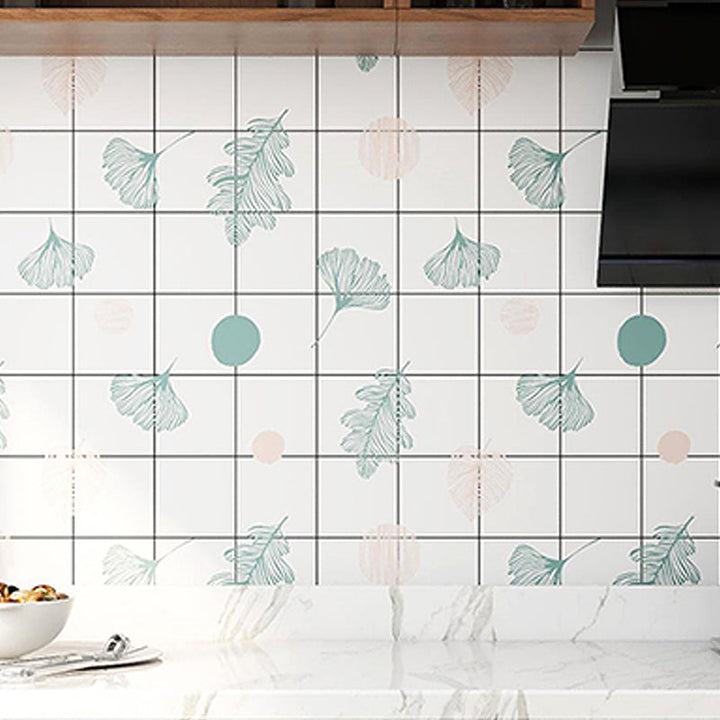 BowLift | Modern Peel and Stick Back Wall Tile PVC Rectangular Wallpaper