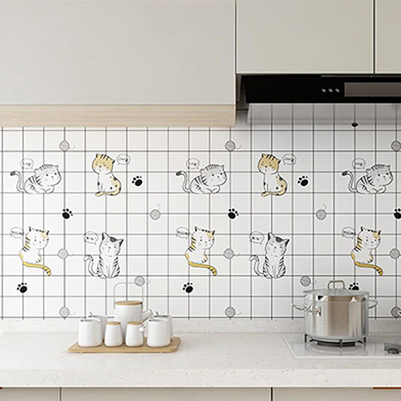 BowLift | Modern Peel and Stick Back Wall Tile PVC Rectangular Wallpaper