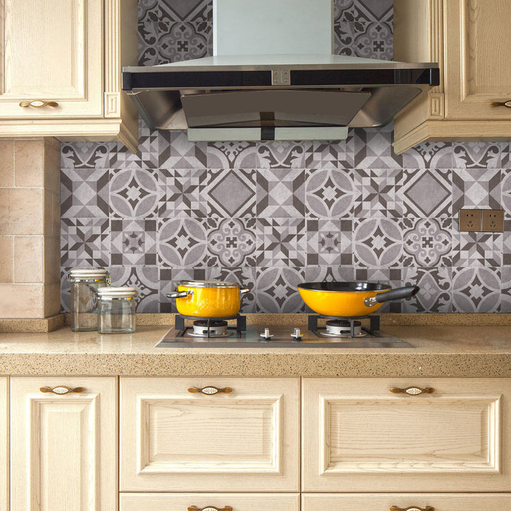 BowLift | Traditional Peel and Stick Back Wall PVC Mosaic Tiles Wallpaper for Kitchen Backsplash