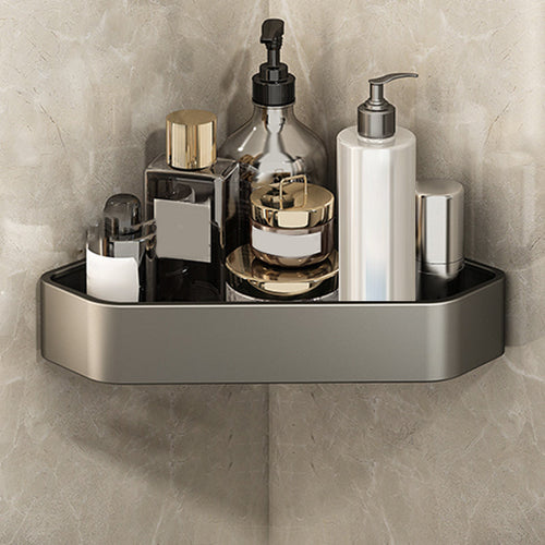 BowLift | Adhesive holder metal bathroom accessories single piece or in set with bathroom shelf