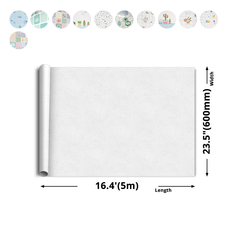 BowLift | Modern Peel & Stick Field Tile Plastic Wallpaper for Backsplash Wall