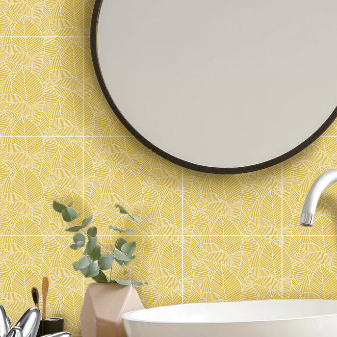 BowLift | Square Tile Peel and Stick Tile PVC Kitchen and Bathroom Backsplash Peel and Stick Tiles