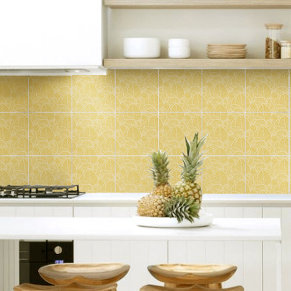 BowLift | Square Tile Peel and Stick Tile PVC Kitchen and Bathroom Backsplash Peel and Stick Tiles