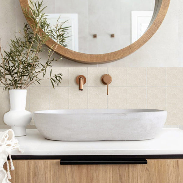 BowLift | Square Tile Peel and Stick Tile PVC Kitchen and Bathroom Backsplash Peel and Stick Tiles