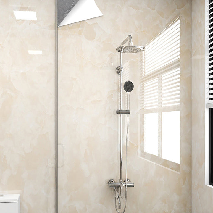 BowLift | Modern Peel/Stick Splash Guard Tiles PVC Wallpaper for Bathroom Splash Protection
