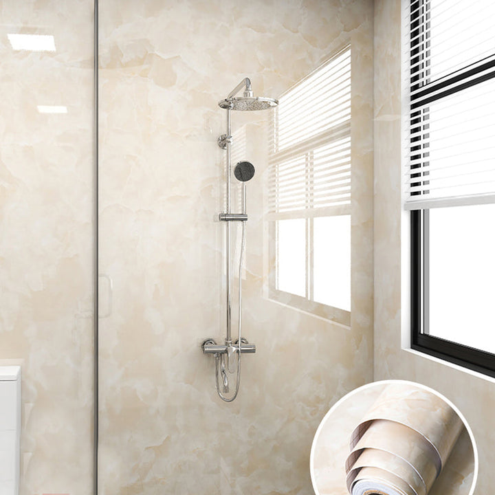 BowLift | Modern Peel/Stick Splash Guard Tiles PVC Wallpaper for Bathroom Splash Protection