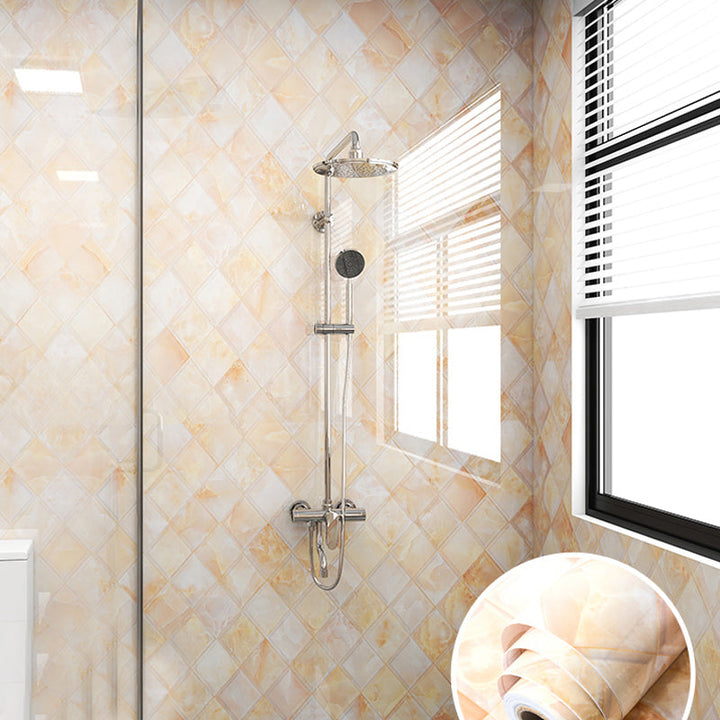 BowLift | Modern Peel/Stick Splash Guard Tiles PVC Wallpaper for Bathroom Splash Guard