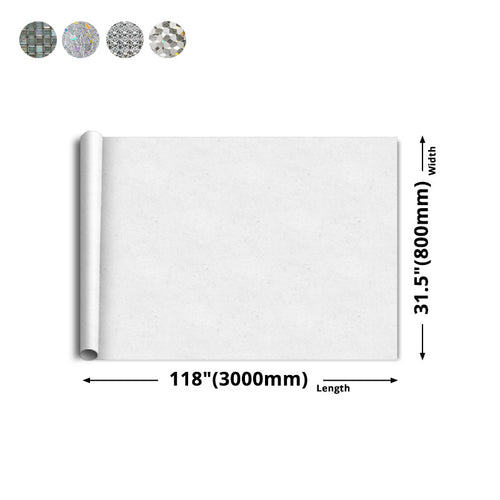 BowLift | Modern Peel and Stick Back Wall PVC Mosaic Tile Wallpaper for Shower