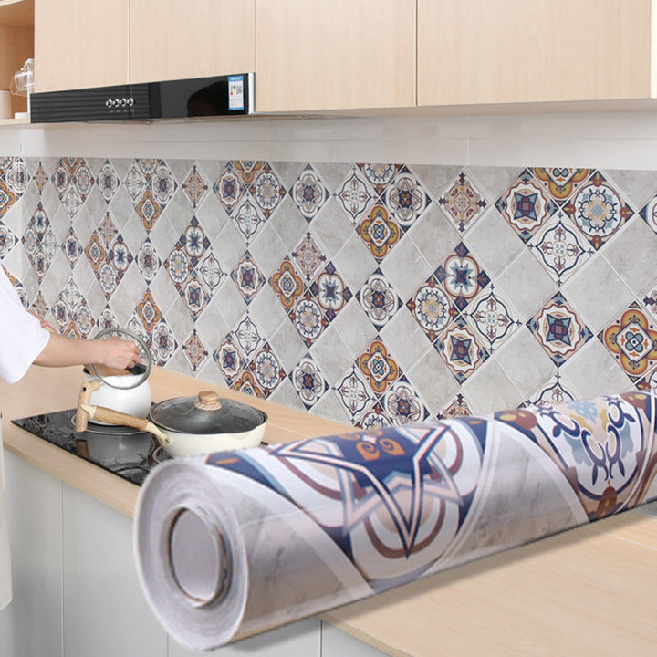 BowLift | Modern Peel and Stick Back Wall Tiles PVC Wallpaper for Floor and Wall
