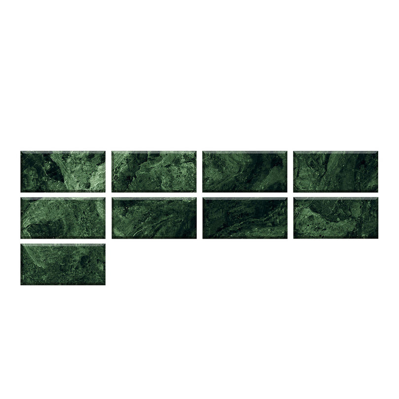 BowLift | Mosaic tiles peel and attach tiles PVC backsplash peel and attach wall tiles in green