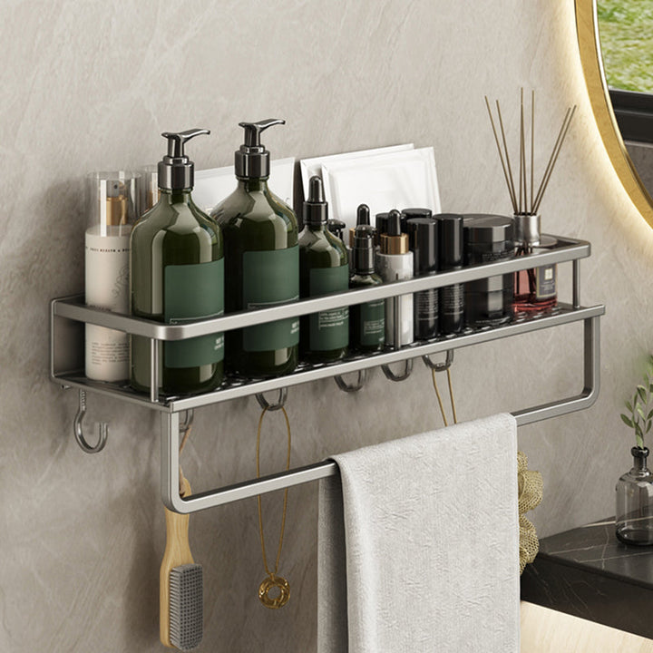BowLift | Minimalism Matte Metal Bathroom Accessory Set Modern Bathroom Rack