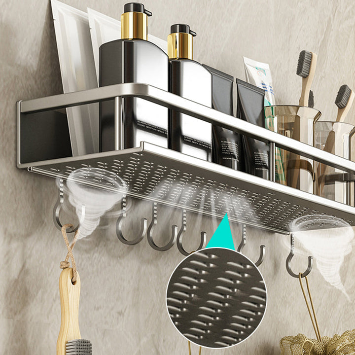 BowLift | Minimalism Matte Metal Bathroom Accessory Set Modern Bathroom Rack